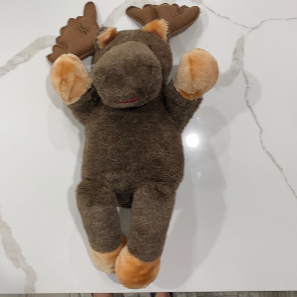 Animal Express Plush Moose Hand Puppet 18"